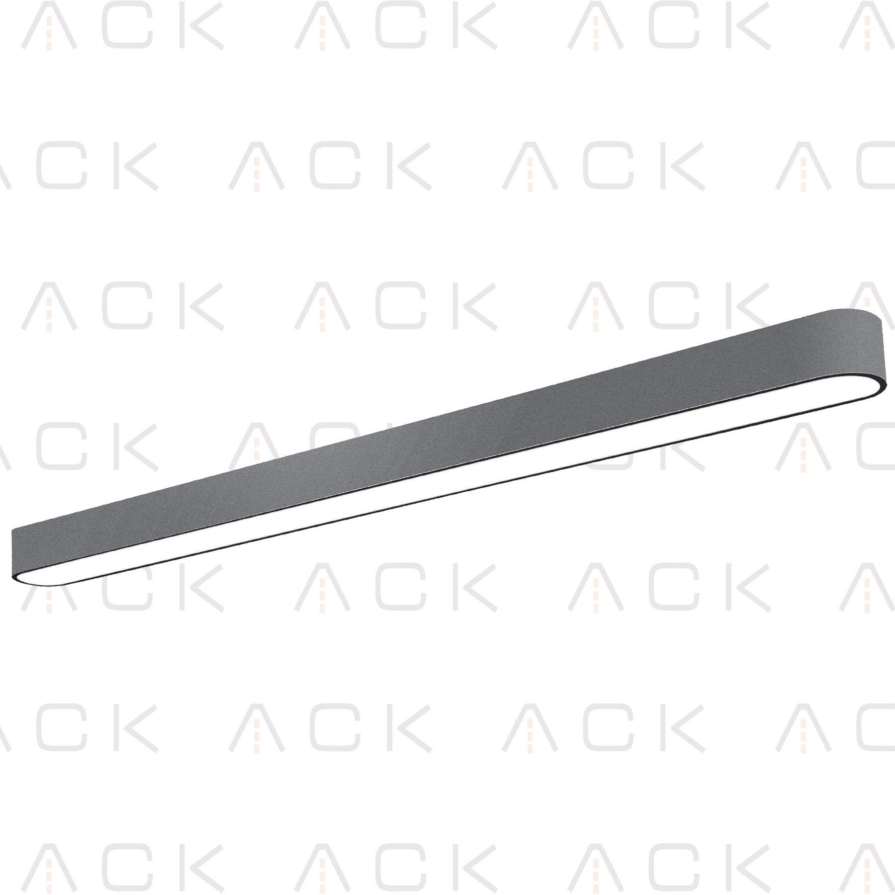 al02-14201 ACK Led Dekoratıf Armatür 3000K W:80Mm, H:75Mm 38W 120Cm I Tıp AL02-14201 - Görsel 1