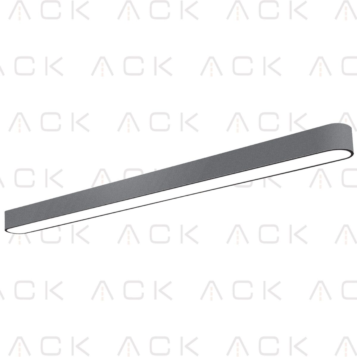 ACK Oval Kenarlı Lineer Armatür 150Cm 48W 3000K AL02-14501 - Görsel 2