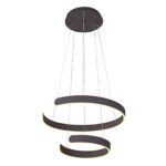 ACK Led Dekoratıf Armatur 50-60Cm İki Simetrik Halka Tipi 103W 3000K AL02-26701 - Görsel 2