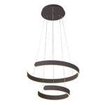 ACK Led Dekoratıf Armatur 50-60Cm İki Simetrik Halka Tipi 103W 3000K AL02-26701