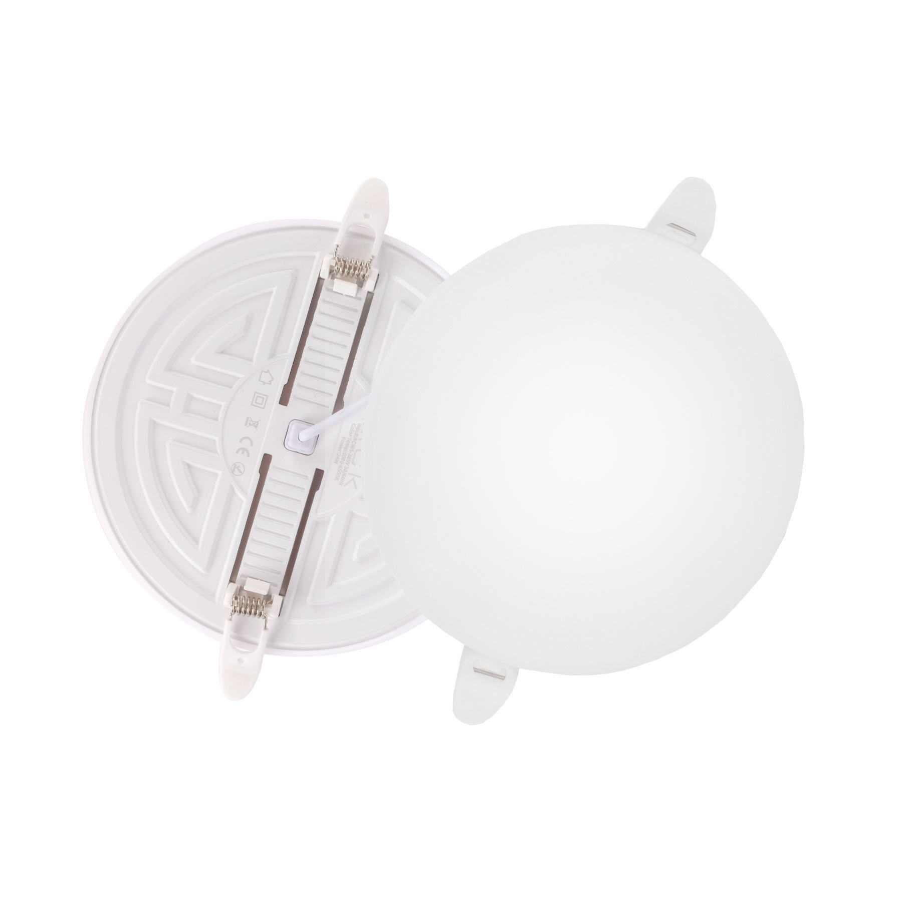 ap10-03600 ACK 36W Cercevesız Yuvarlak Led Panel 3000K Ayarlanabılır - Sıva Altı AP10-03600 - Görsel 1