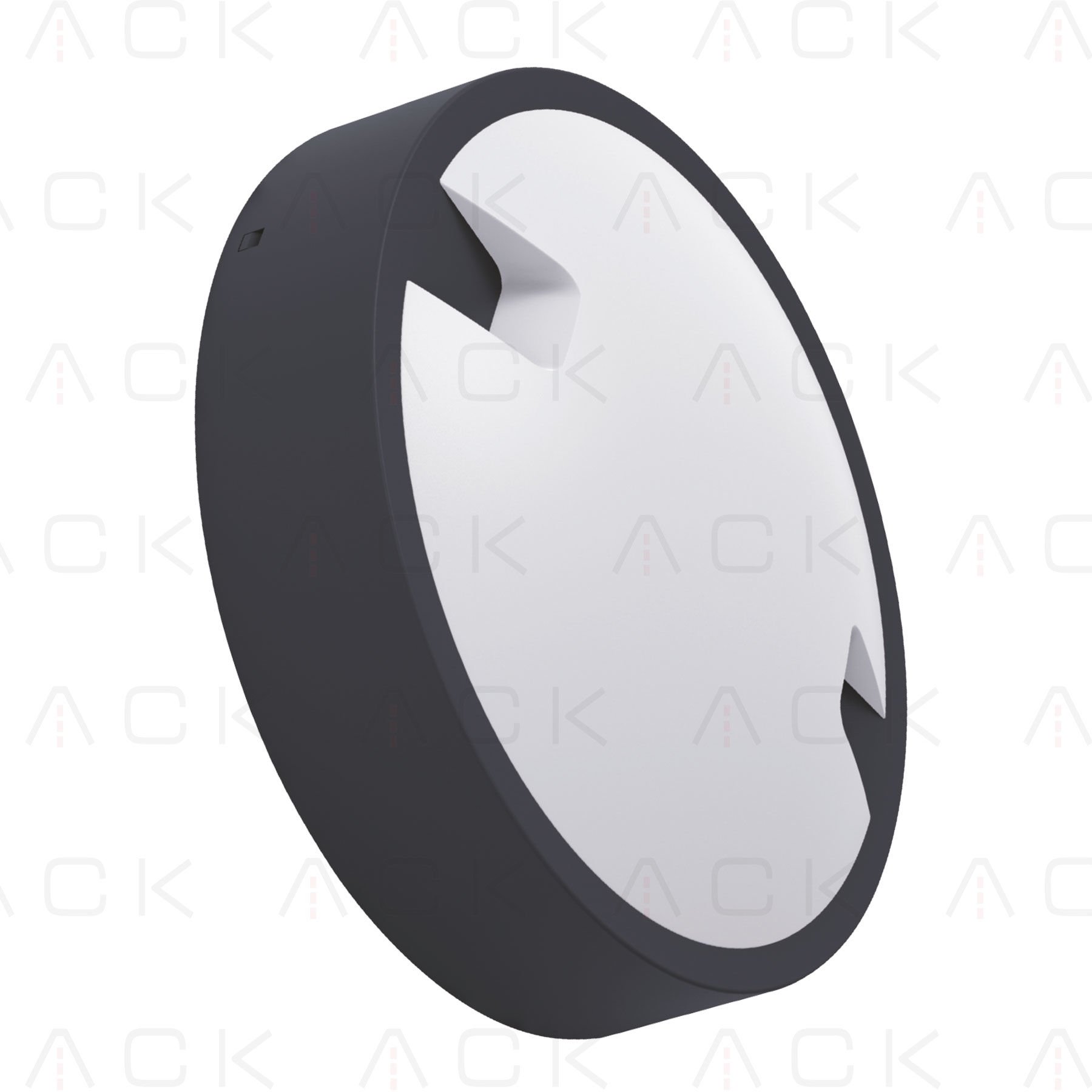 at10-71801 ACK 18W 3000K Sıva Üstü Armatür Siyah Gövde AT10-71801 - Görsel 1