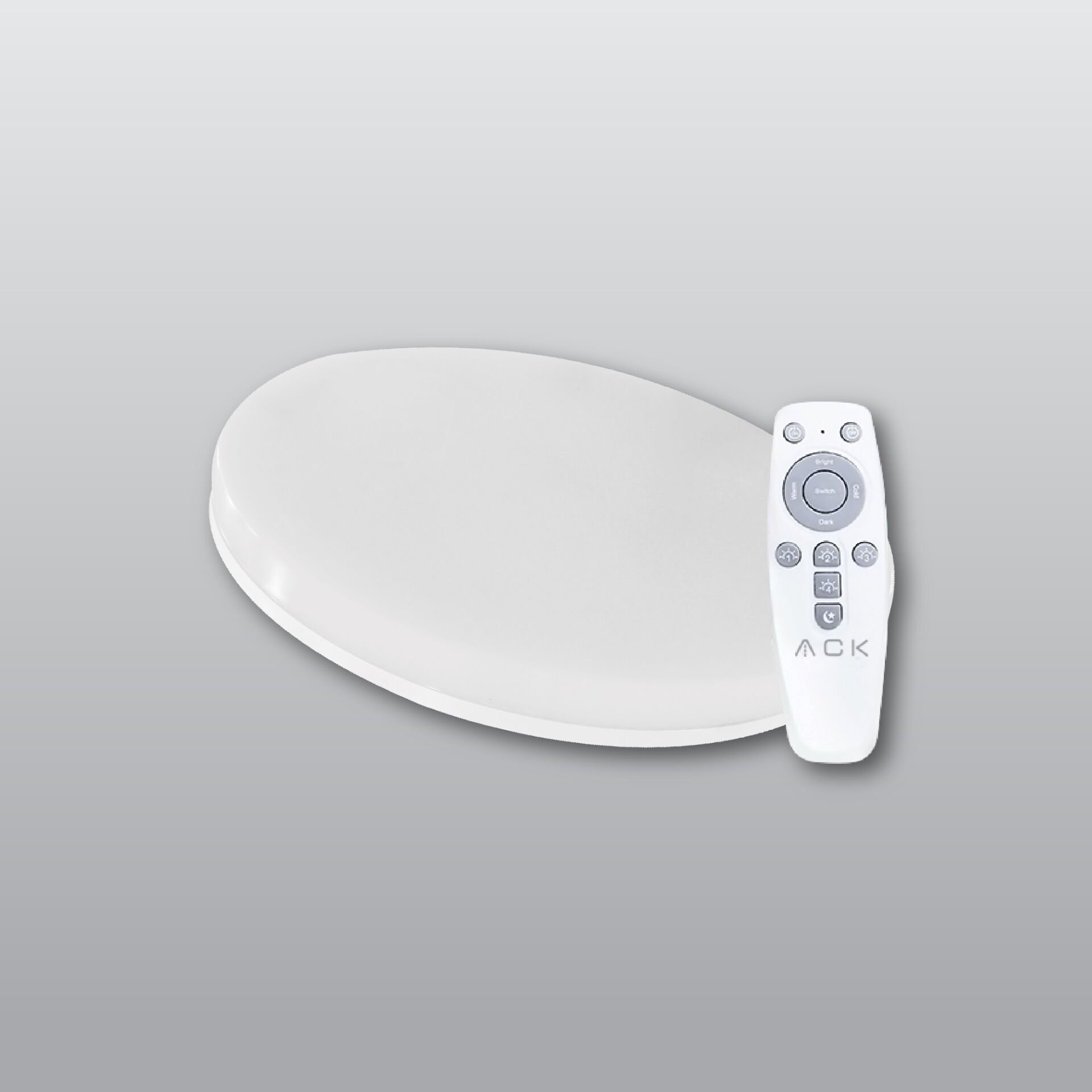 at10-83001-1 ACK 36W Sıva Ustu Yuvarlak Kelvın Kontrollu Ve Dımlı Kumandalı Armatur AT10-83001 - Görsel 1