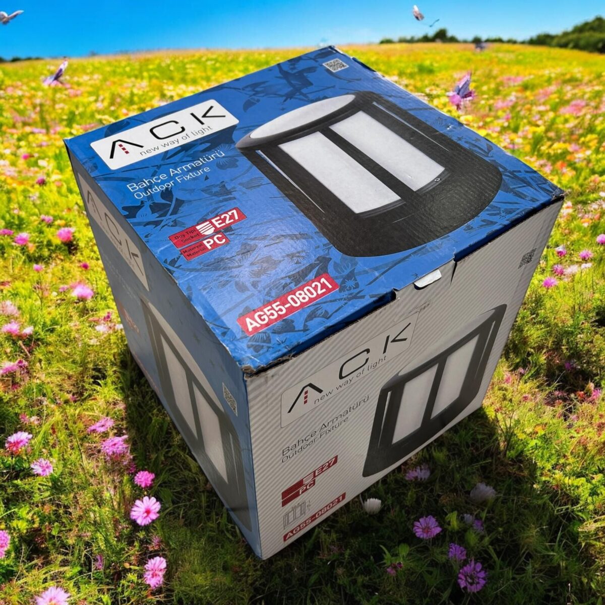 ACK Lunar Pc Bahce Set Ustu Armaturu E27 22,5Mmx27Mm AG55-08021 - Görsel 2