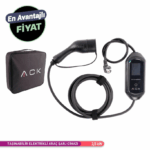 ACK Taşınabilir Elektrikli Araç Şarj Cihazı 16A 3,5 kW AE01-02021