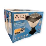 ACK Solar Led Bahçe Armatürü Kare 8W/H 3000K AG60-06801 - Görsel 4