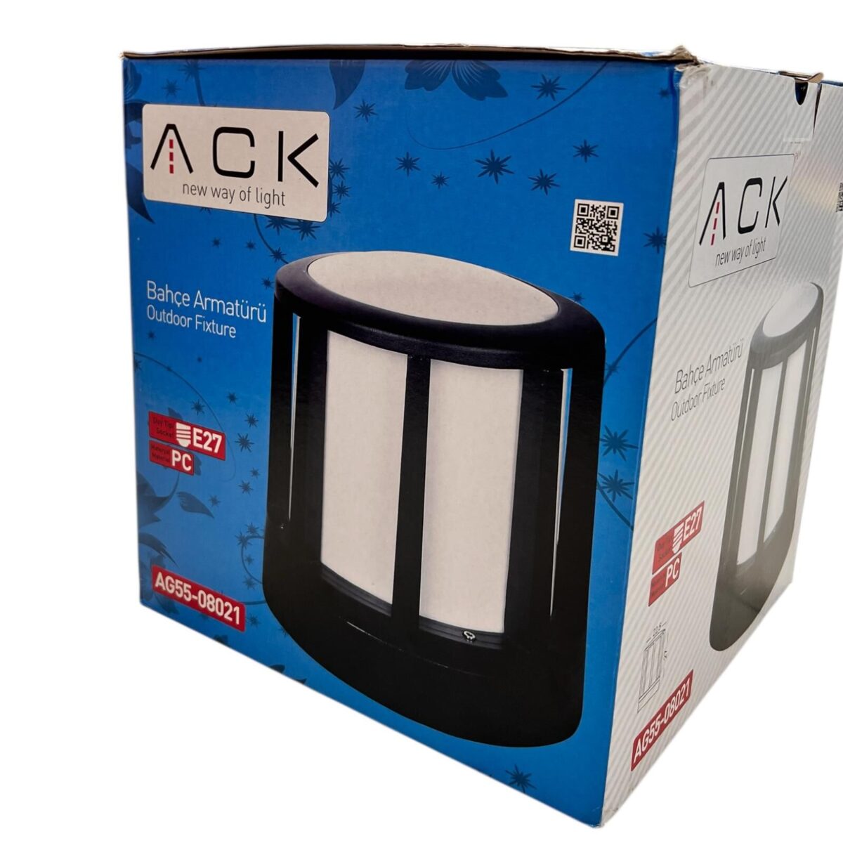 ACK Lunar Pc Bahce Set Ustu Armaturu E27 22,5Mmx27Mm AG55-08021 - Görsel 4