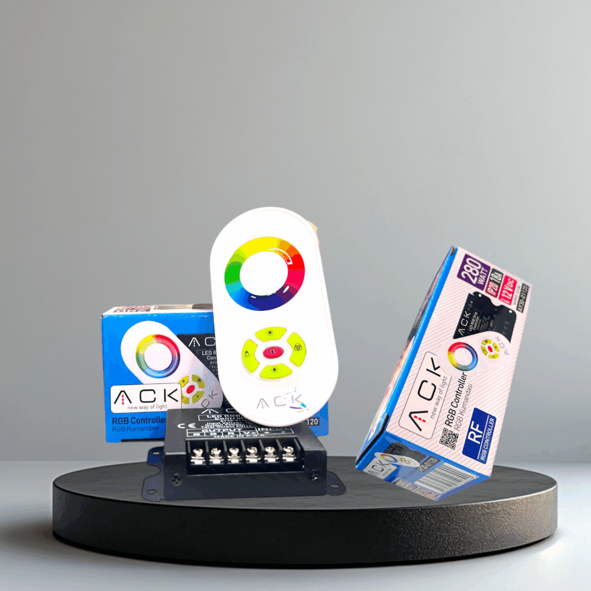 ACK 12V Dc 18A 280W Çok Fonksıyonlu Rgb Kumandası AY30-01120 - Görsel 2