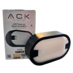ACK 15W 3000K Sıva Üstü Armatür Siyah Gövde AT11-21501